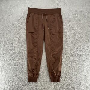 Lululemon Dance Studio Jogger Pants Womens 14 Roasted Brown Mid Rise Unlined